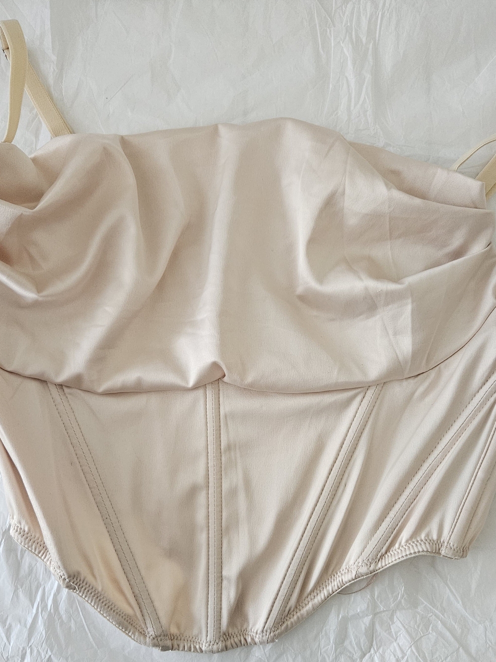 Urban Outfitters Strapless Shaping Bodysuit - Light Beige